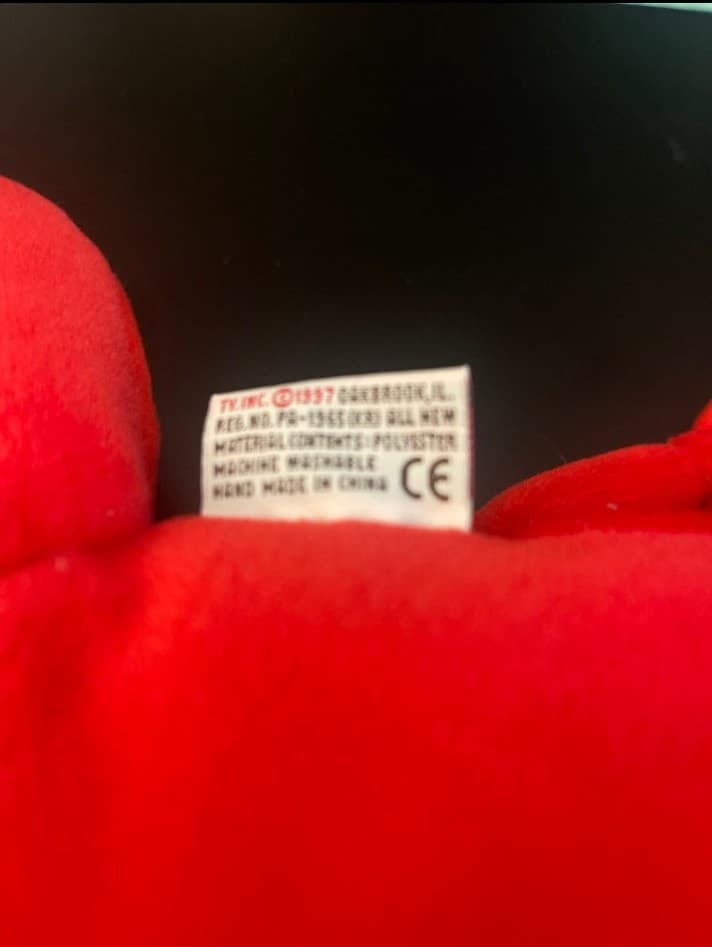 Ty Beanie Baby "Snort" the Red Bull Big & Small & Ty Pillow Pal "Red" the Bull - Thumbnail 5