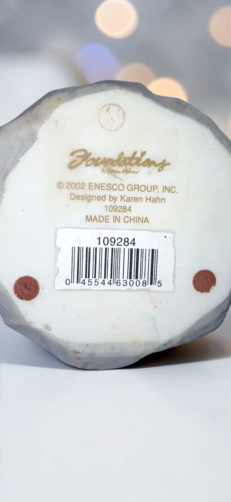 Enesco Foundations Hail Mary Angel Figurine Karen Hahn 109284 2002 - Thumbnail 3