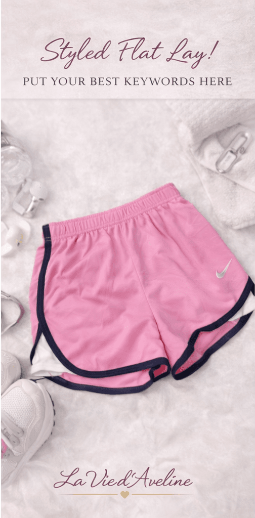 Nike Dri-FIT Pink Athletic Shorts Women’s Medium Running Gym Workout Lined - Thumbnail 2