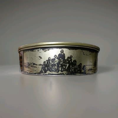 Vintage Sunshine Biscuits Guildcraft Tin Spanish Galleon Sailing Ship Wall Decor - Thumbnail 4