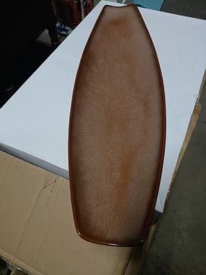 "F 88 - Fantastic Mid Century Silhouette Frankoma Serving Tray 16 1/2 inches... - Image 1