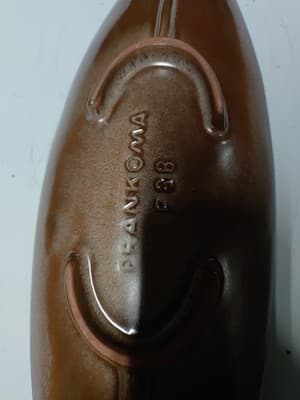 "F 88 - Fantastic Mid Century Silhouette Frankoma Serving Tray 16 1/2 inches... - Thumbnail 4