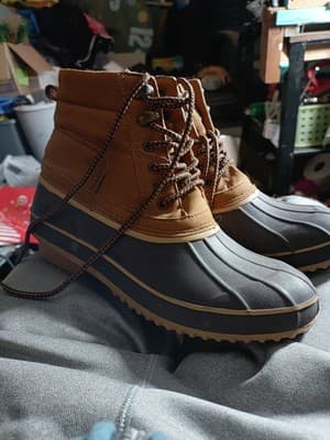 Maurices Honey Lace Up Duck Boot Size 8M - Image 1