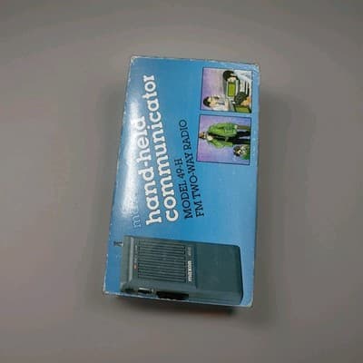 Vintage Maxon Hand Held Communicator 49-H Portable FM Two-Way Radio - Image 1