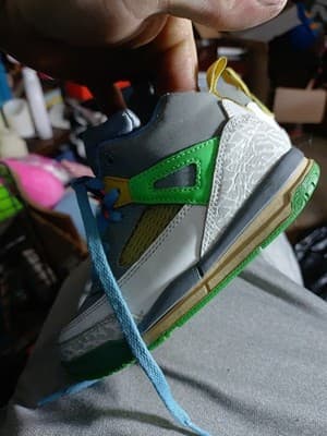 Nike Jordan Spizike Easter 'Stealth' Boy Girl Child Size 9C Sneaker Shoes - Thumbnail 2