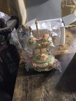 2 Heritage House Melodies County Fair Collect-Musical Carousel Horse-“Yesterday” - Thumbnail 6