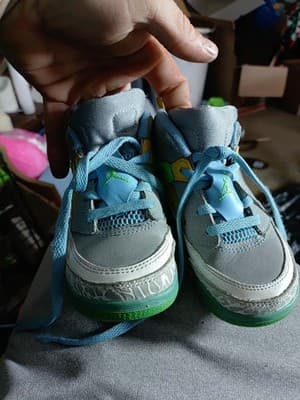Nike Jordan Spizike Easter 'Stealth' Boy Girl Child Size 9C Sneaker Shoes - Image 1
