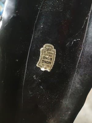 Vintage Tin Metal Clipper Ship Boat Sculpture Sailing Nautical Folk Art 10" - Thumbnail 7