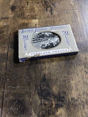 Bardell Fototone Miniatures Portland, Oregon 9 Views Souvenir with Mailer VGC - Image 1