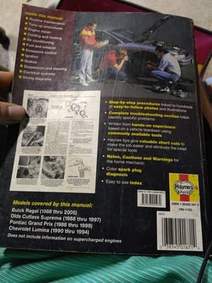 General Motors Haynes Automotive Repair Manual 38010 Buick Chevy Olds Pontiac - Thumbnail 2