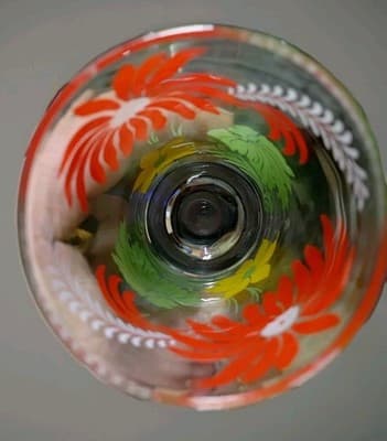 Vintage Hazel Atlas Garden Variety Floral Tumblers - Set of 4 - Excellent MCM - Thumbnail 6