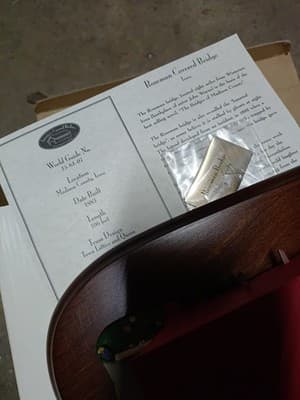 BAND CREATIONS 1883 Roseman Covered Bridge Madison County Iowa - Thumbnail 2