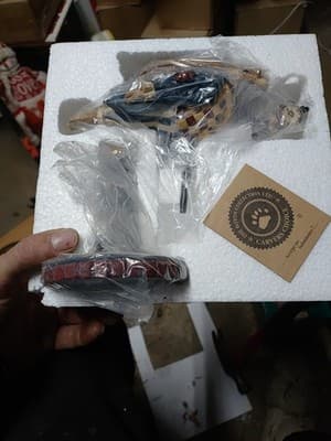 BOYDS BEARS CARVER'S CHOICE SIR SIMON STEADFAST HANDMADE FIGURINE (#370051) New - Image 1