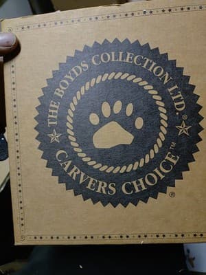 BOYDS BEARS CARVER'S CHOICE SIR SIMON STEADFAST HANDMADE FIGURINE (#370051) New - Thumbnail 5