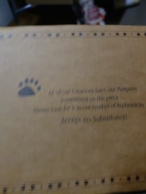 BOYDS BEARS CARVER'S CHOICE SIR SIMON STEADFAST HANDMADE FIGURINE (#370051) New - Thumbnail 6