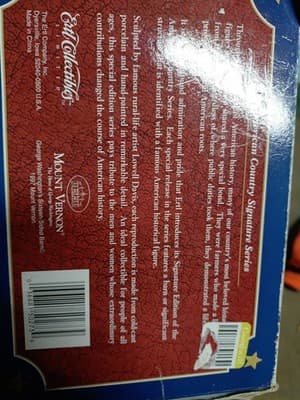 Village Ertl George Washington 16-Sided Barn Porcelain Mt Vernon 1997 With Box - Thumbnail 9