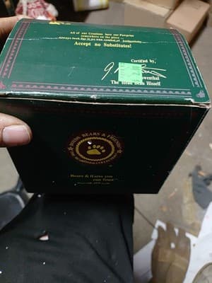 1995 Boyds Bears GHOST OF CHRISTMAS PRESENT NOT TOO LATE. New Open Box - Thumbnail 5