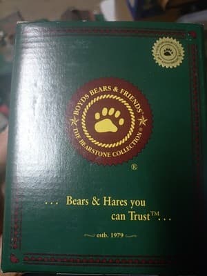 The Boyds Collection Balley And Mathew Ornaments And Plush Bears Wearing The... - Thumbnail 7