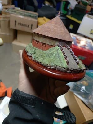 Village Ertl George Washington 16-Sided Barn Porcelain Mt Vernon 1997 With Box - Thumbnail 4