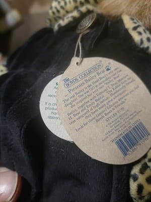 The Boyds Collection Balley And Mathew Ornaments And Plush Bears Wearing The... - Thumbnail 11