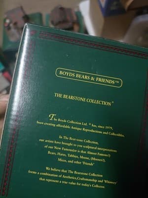 The Boyds Collection Balley And Mathew Ornaments And Plush Bears Wearing The... - Thumbnail 9