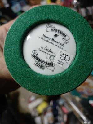 Upstairs Downstairs Bears "Henry Bosworth" 1994 Dept 56 Resin Figurine - Thumbnail 3