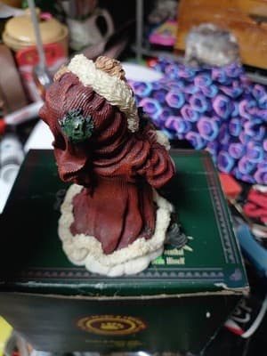 1995 Boyds Bears GHOST OF CHRISTMAS PRESENT NOT TOO LATE. New Open Box - Thumbnail 3