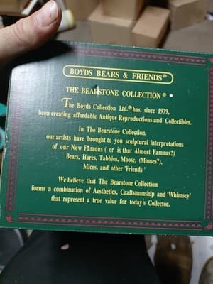 Boyds Bearstone Gypsy Rose…Surprise!!! #228332 - 1st Edition - Thumbnail 6