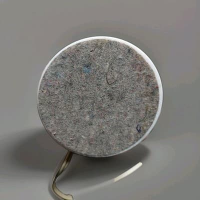 Vintage Clear Glass Lamp With Marble Base, Small Accent Lamp - Thumbnail 8