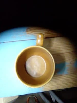 1 Denby England Coffee Mug English Brown Scrolls Ring Speckled Rams Head Mark - Thumbnail 5