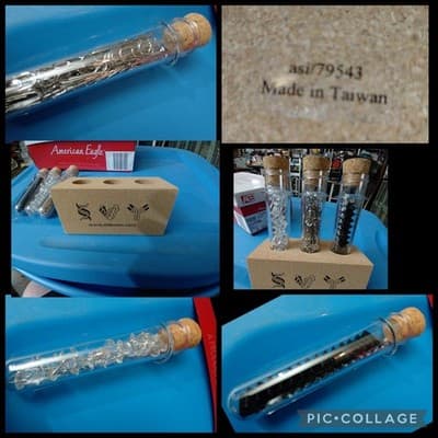 NEW Aldevron Science Desk Organizer - 3 Lab Vial Set: DNA, Protein, Antibody - Image 1