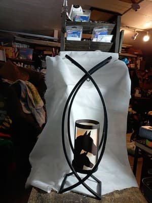 Decorative 2 Horse Head Light Up metal Wall Hanging - Image 1