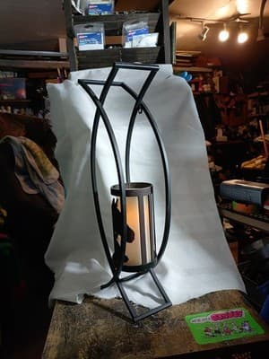 Decorative 2 Horse Head Light Up metal Wall Hanging - Thumbnail 2