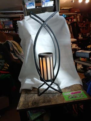 Decorative 2 Horse Head Light Up metal Wall Hanging - Thumbnail 3