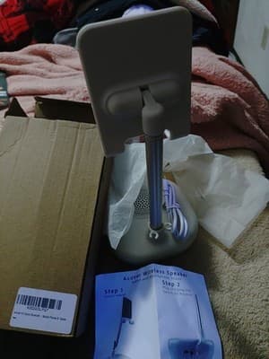 Acuvar Wireless Speaker Tablet And Smartphone Stand With Speaker - Thumbnail 2