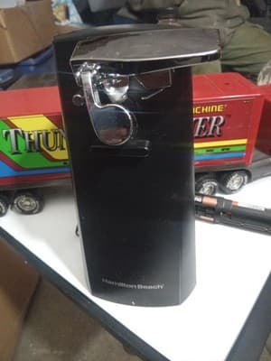 Hamilton Beach Extra-Tall Electric Automatic Can Opener with Knife Sharpener. - Image 1