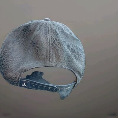 Air Jordan Jumpman Black Snapback Cap Hat Metal Silver Logo - Youth - Thumbnail 3