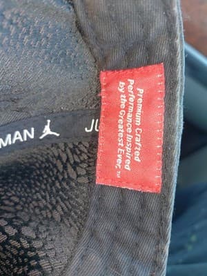 Air Jordan Jumpman Black Snapback Cap Hat Metal Silver Logo - Youth - Thumbnail 5