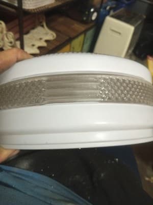 Vintage White Milk Glass Diamond Pattern Dish Container Or Lamp Light Covering. - Thumbnail 3