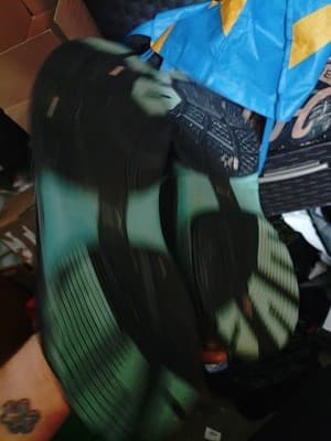 Puma Women's Fuse Motion Steel Toe Safety Work Shoes Black/Blue Size 9.5M - Thumbnail 3