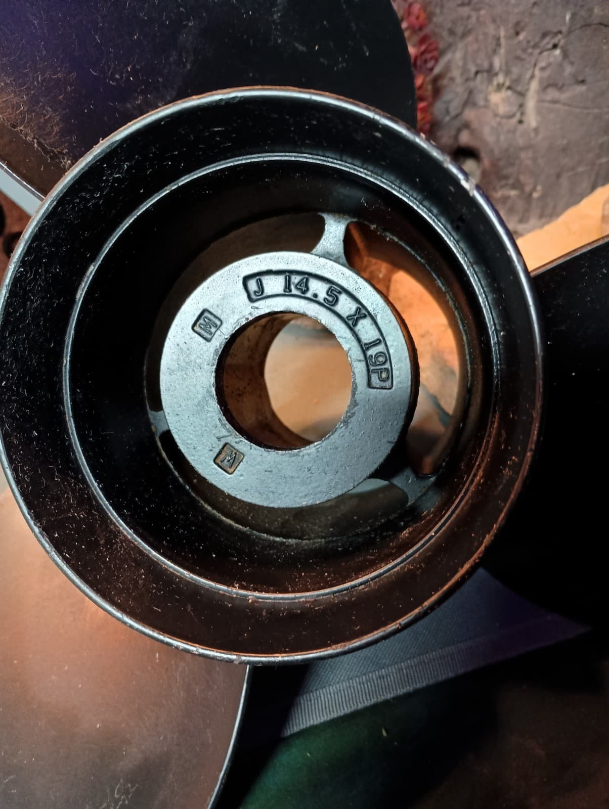 Quick Silver Black Diamond 14.5 × 19P propeller only. § - Thumbnail 2