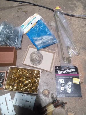 Whole Lot Of Drape Or Curtain Hanging Supplies - Thumbnail 2