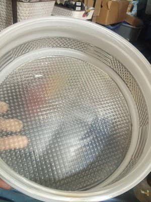 Vintage White Milk Glass Diamond Pattern Dish Container Or Lamp Light Covering. - Thumbnail 2