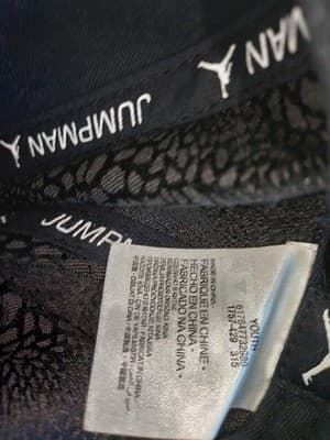 Air Jordan Jumpman Black Snapback Cap Hat Metal Silver Logo - Youth - Thumbnail 7