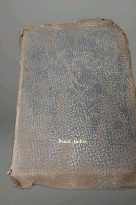 Antique 1899 German Bible Die Heilige Schrift Leather Aug. Becker Cleveland Ohio - Thumbnail 2