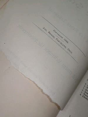 Antique 1899 German Bible Die Heilige Schrift Leather Aug. Becker Cleveland Ohio - Thumbnail 5