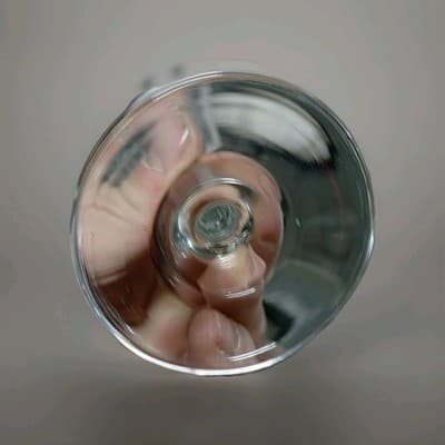 2pc Tastefully Simple 2004 President's Reception "We Can Fly" Champagne Flutes - Thumbnail 4