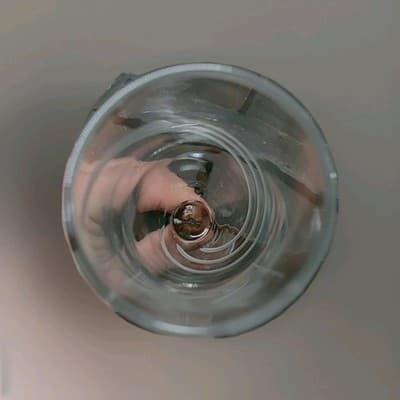 2pc Tastefully Simple 2004 President's Reception "We Can Fly" Champagne Flutes - Thumbnail 3