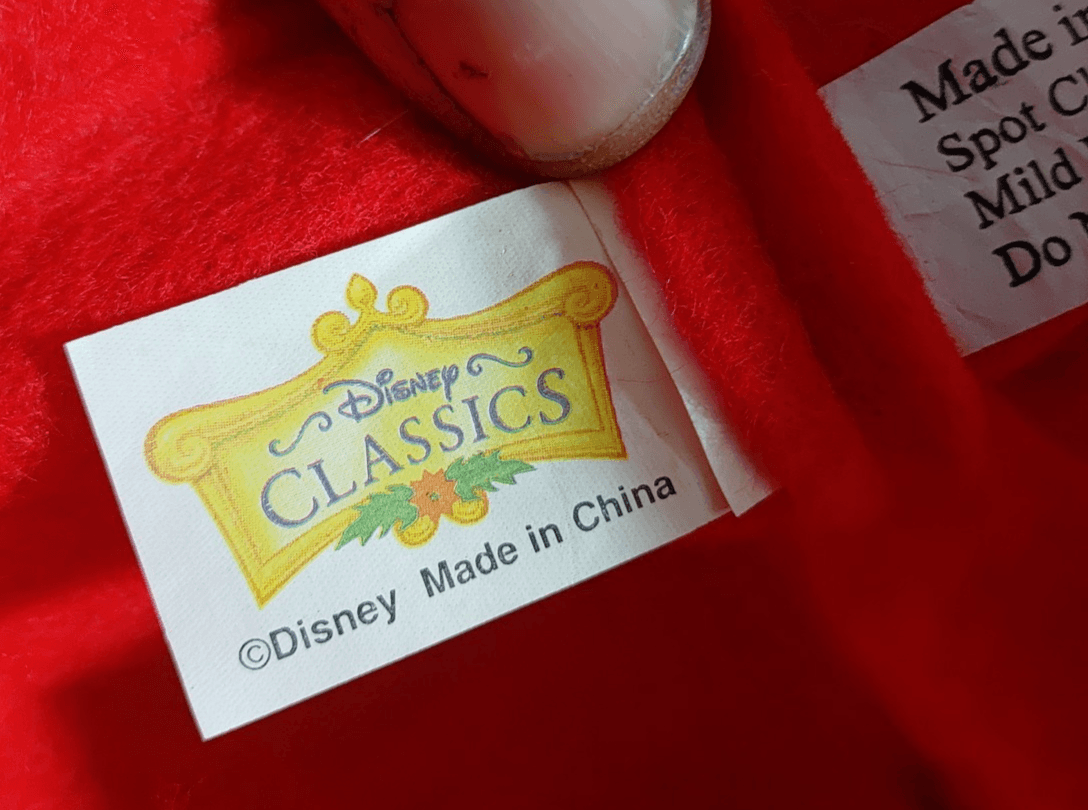 Vintage Snow White Christmas Stocking 3D Felt Disney Princess Holiday - Thumbnail 4