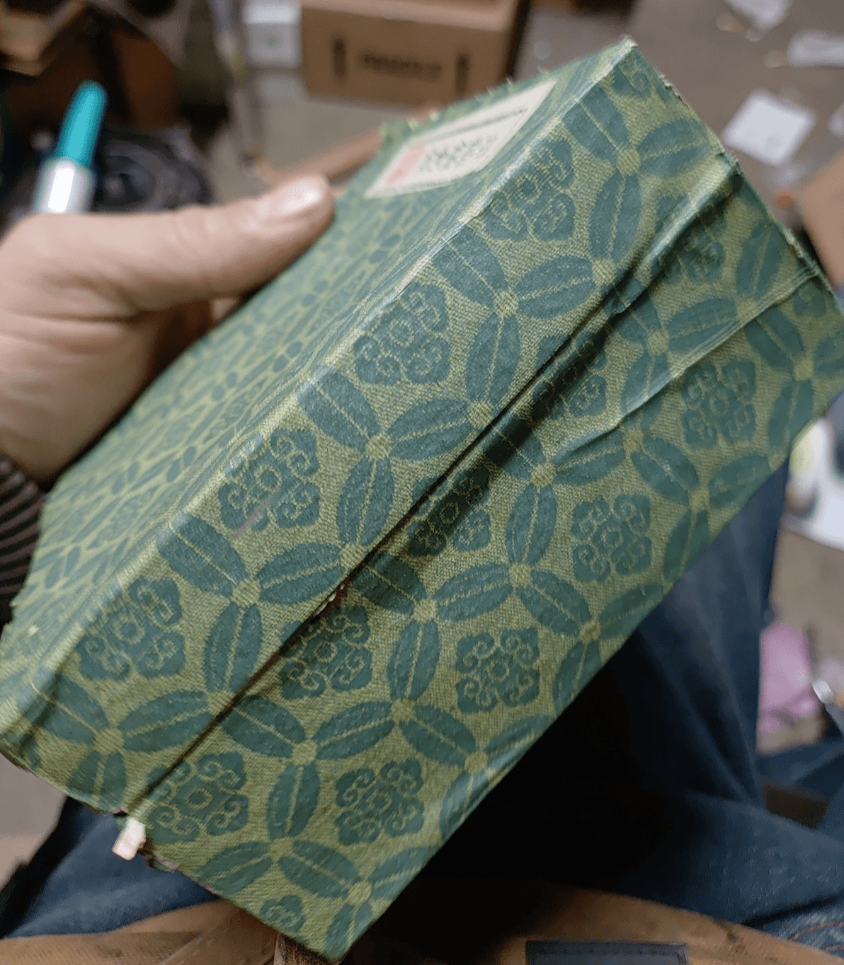 Antique Fine Porcelain Chinese Eggshell Bowl Marked with original box - Thumbnail 13